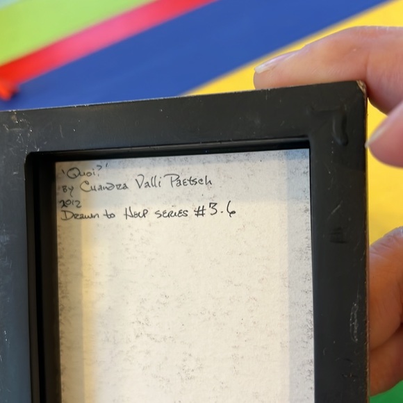 Original mini ACEO drawing by Chandra Valli Paetsch. Peacock incredible detail. - Picture 4 of 4